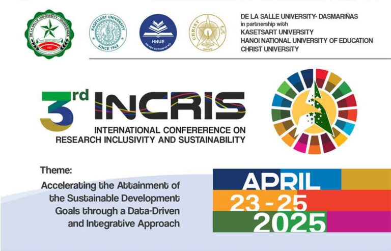 INCRIS – 3rd International Conference on Research Inclusivity and Sustainability 2025