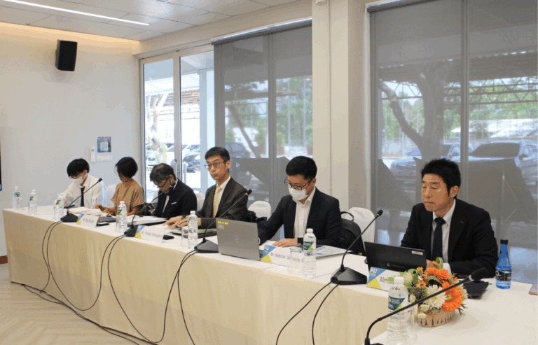 Welcome Japanese Evaluation Team under Thai-Japan Cooperation Project on “Rice Production Technologies for Food Security and Sustainability of African Countries” courses