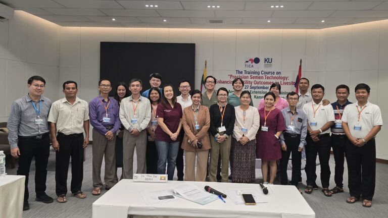 The 4th day of the international training program on “Precision Semen Technology: Enhancing Fertility Outcomes in Livestock”, is another intensive and practical session for the participants.